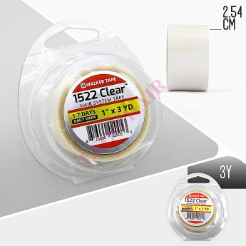 1522 Clear Tape Roll 3 Yard 1 Inch Wide 