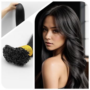 LE10 U Tip Hair Extension Pre bonded Human Hair Extension