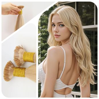 LE11 Flat Tip Hair Extension Real Human Hair Keratin Fusion