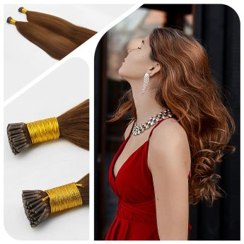 LE6 I Tip Hair Extension Human Hair Extension Stick Tip