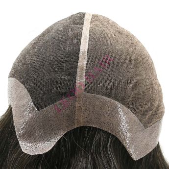 LWG1 Custom Alopecia Wig Swiss Lace with PU Around for Women