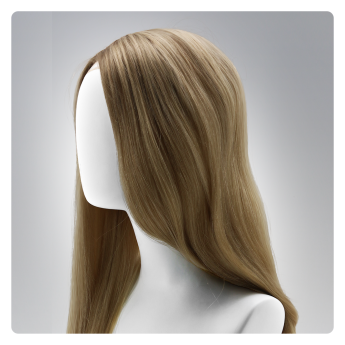 LWG66 18inch Full Lace Wig with Poly Skin Sides and Silicone Strips Anti-slip